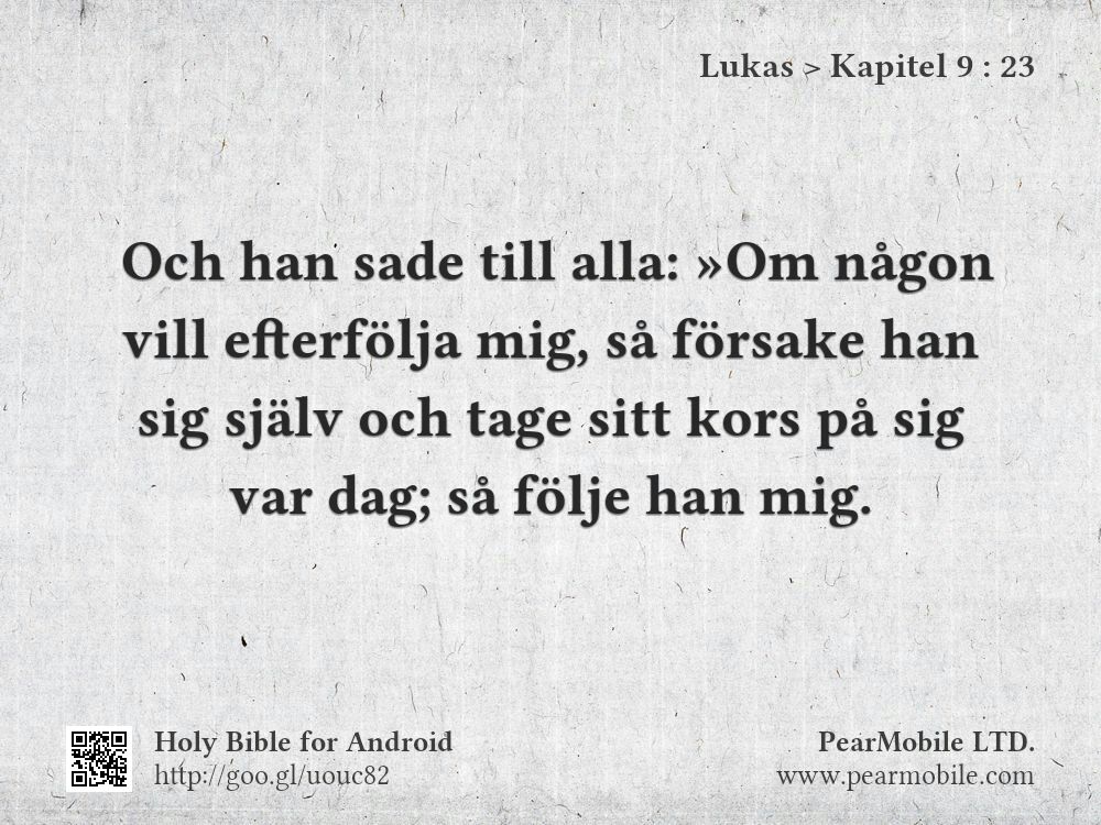 Lukas, Kapitel 9:23